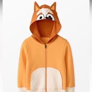 NWOT Bluey Bingo character french terry hoodie by Hanna Anderson